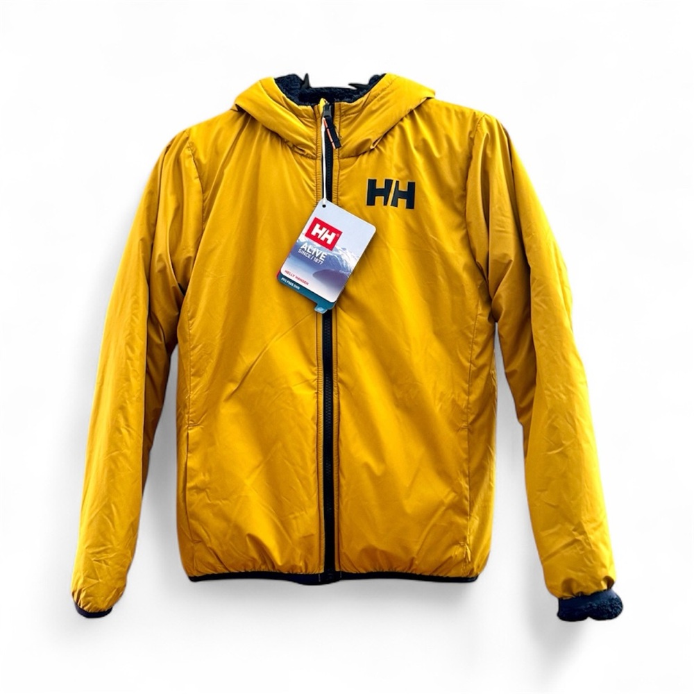 Helly Hansen JR CHAMP Reversible Jacket - Mustard Youth Junior - Size 152/12